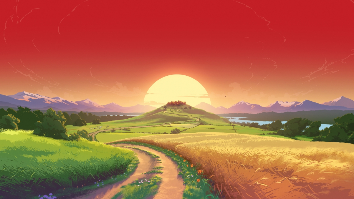 勇者斗恶龙创造者4K高清壁纸，绝美游戏风景，3840x2160分辨率畅享下载