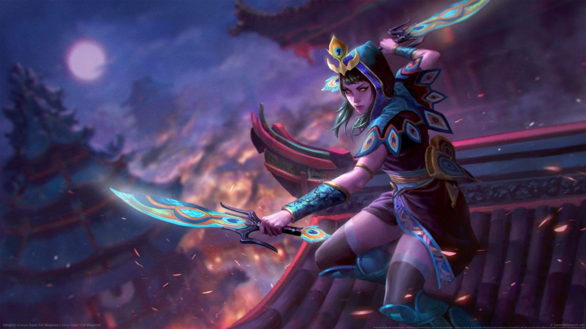 虚荣Vainglory人物插画，精选4K超清游戏壁纸，3840x2160分辨率，一键下载高清体验！