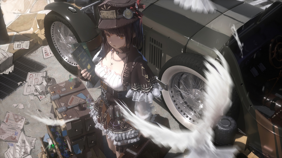 女孩炼金术士实验，超清4K动漫壁纸，3840x2160高清下载