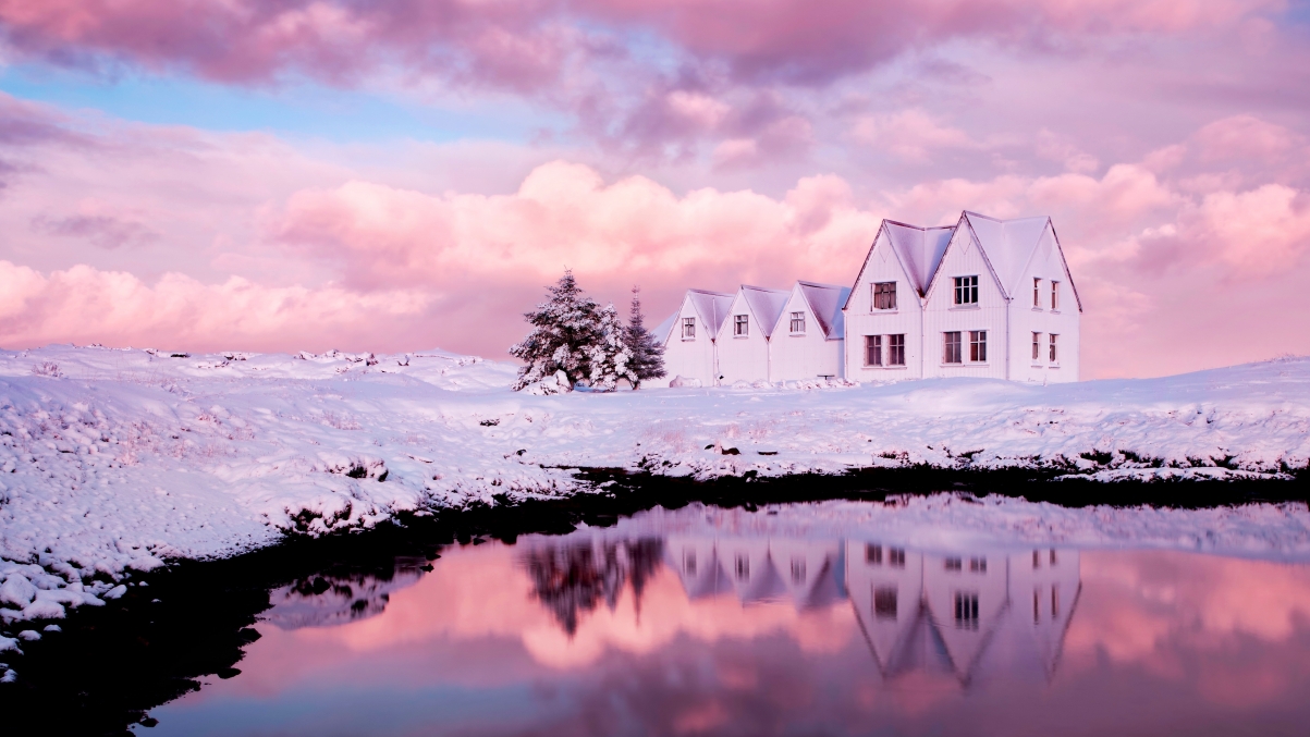 雪景高清MAC壁纸，苹果官方4K风景图片，5120x2880分辨率，免费下载