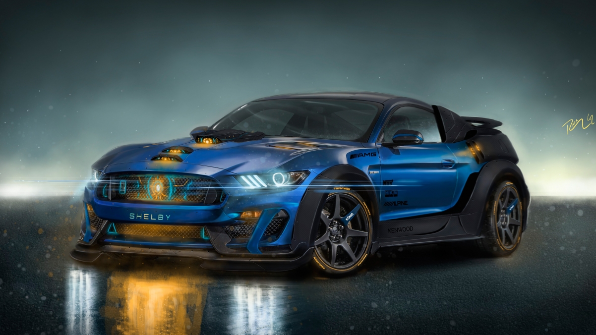 野马GT350R Shelby超清4K壁纸，精美汽车图片，3840x2160分辨率，免费下载