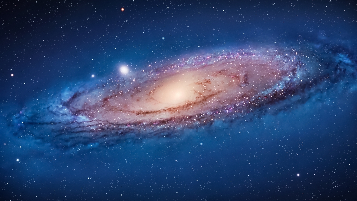 星云璀璨星空之美，苹果MAC专属4K超清壁纸，3840x2160高清风景图片下载