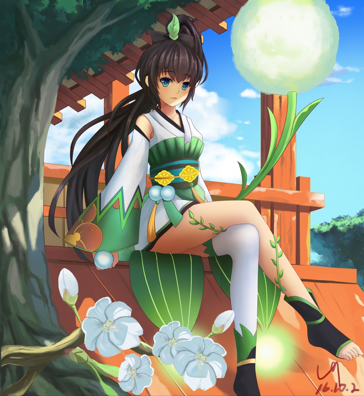 阴阳师莹草，绝美4K动漫壁纸，超清画质，4266x4633高清大图，一键下载！