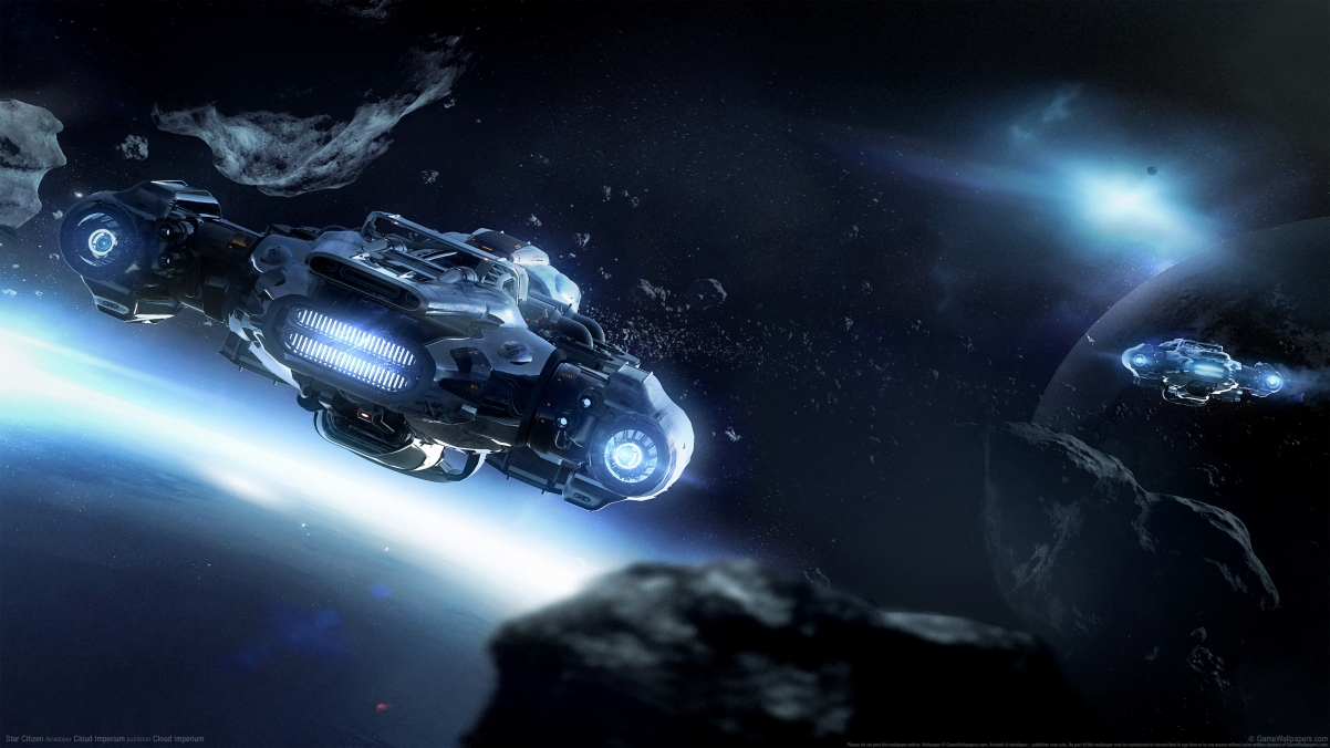 星际公民，太空飞船4K超清壁纸，3840x2160分辨率游戏图片免费下载