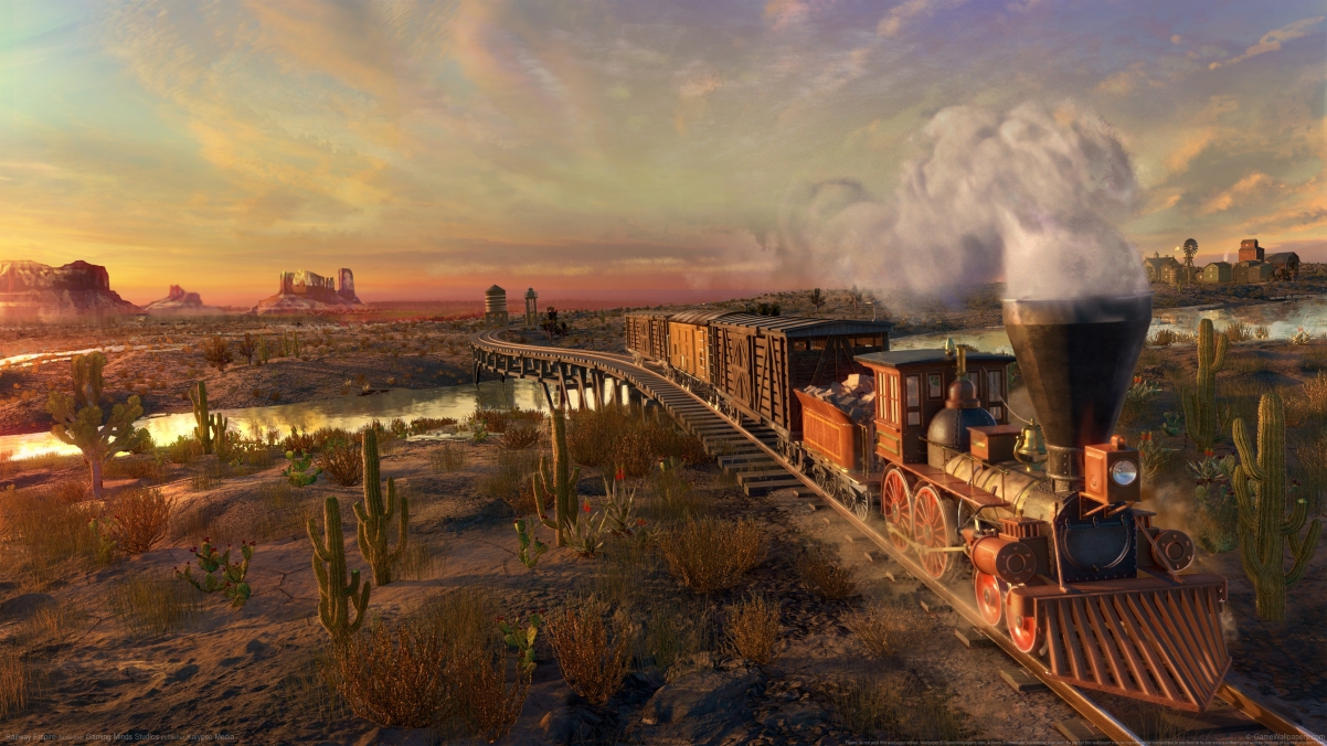 《铁路帝国 Railway Empire》超清4K游戏壁纸，3840x2160分辨率，高清美图下载