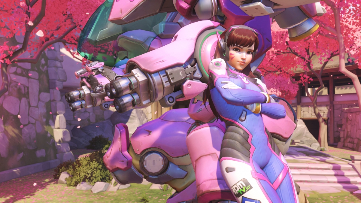 守望先锋英雄DVa，精选4K超清壁纸，3840x2160高清大图免费下载
