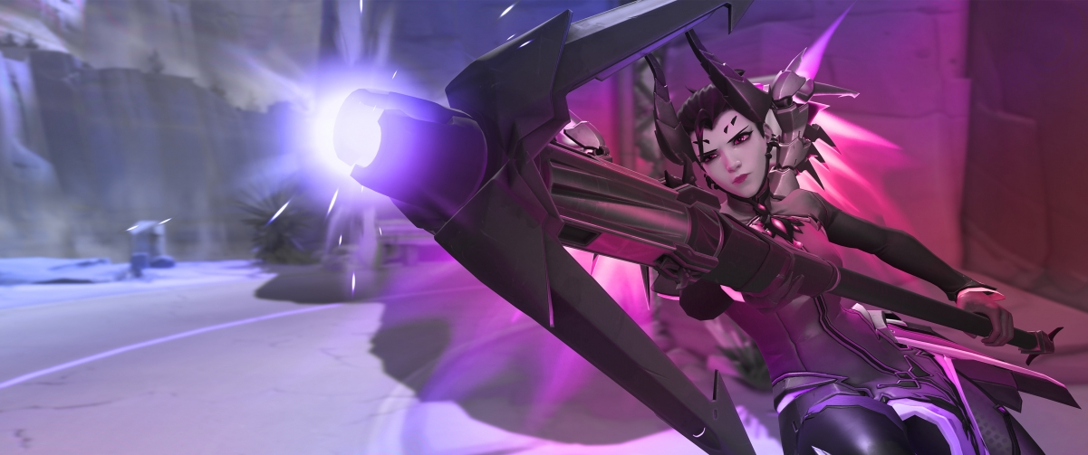 守望先锋Mercy超清壁纸，3440x1440分辨率4K游戏高清图，一键下载
