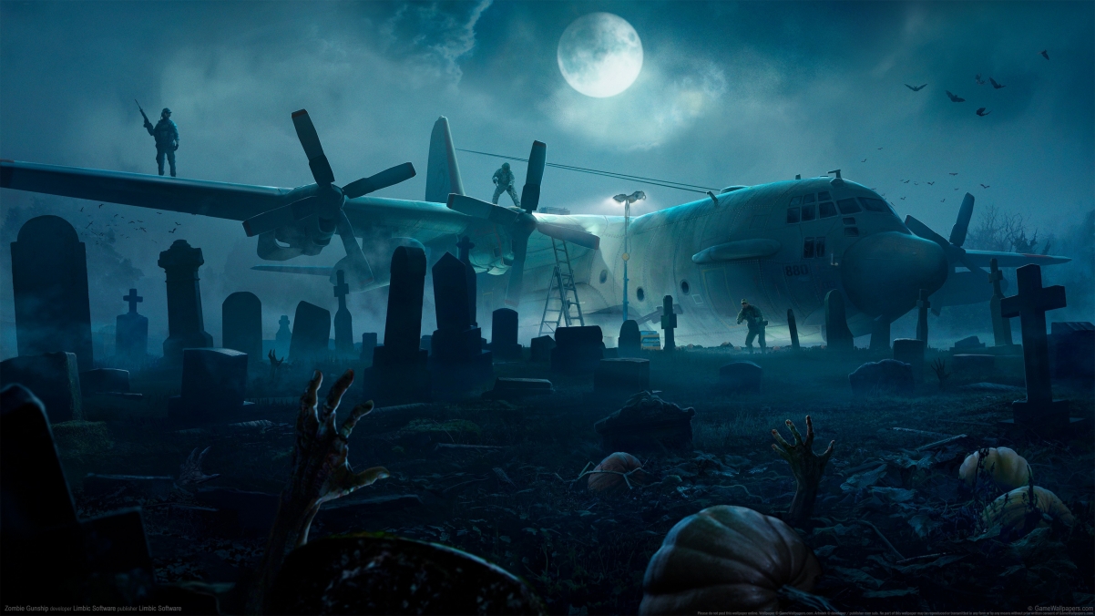 《僵尸炮艇 Zombie Gunship》超清4K壁纸，3840x2160分辨率，免费下载