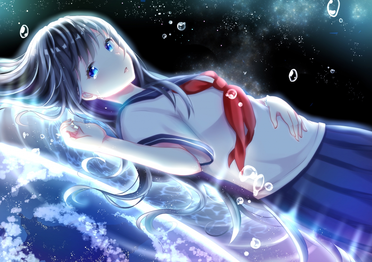 女子水手服动漫壁纸，4K高清大图，4299x3035分辨率，免费下载