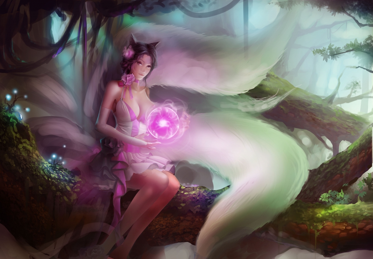 阿狸新娘绝美皮肤，超清4K壁纸，高清动漫图片，4015x2793分辨率，免费下载