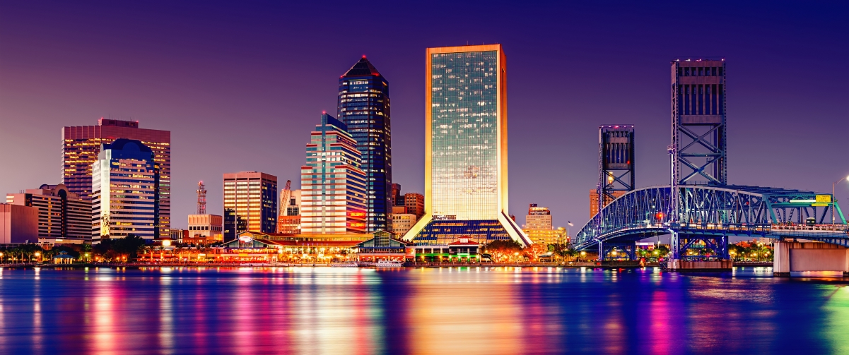 佛罗里达夜景绝美壁纸，高清4K风景，3440x1440分辨率，一键下载