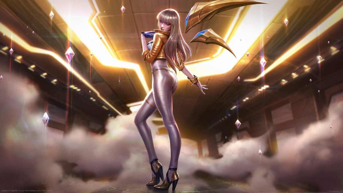 LOL卡莎至臻版，豪华5K超清游戏壁纸，4K高清大图，5120x2880分辨率，一键下载