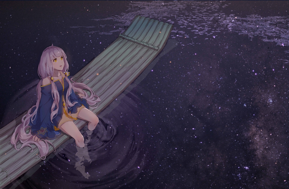 星尘游，绝美星空5K动漫壁纸，高清4K大图，5500x3600分辨率畅享下载