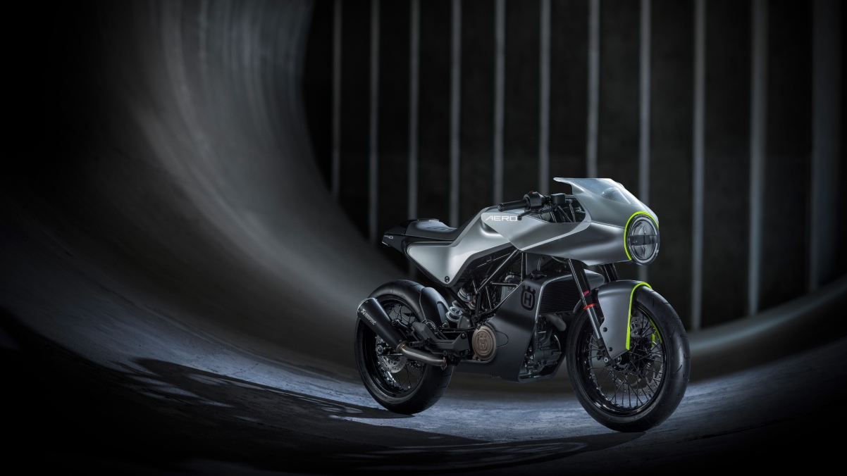 Husqvarna Vitpilen 401 航空风摩托车，惊艳4K壁纸，高清3840x2160下载