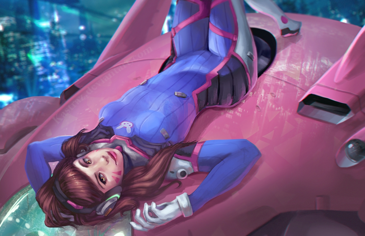 【绝美壁纸】LOVE,D.Va游戏女神精选5K高清壁纸，4K游戏图片，5100x3300超清下载
