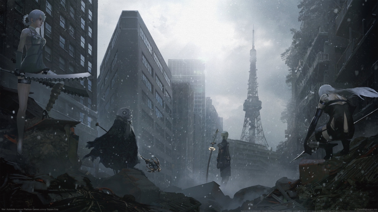【4K高清】尼尔，机械纪元Nier Automata 游戏壁纸，3840x2160分辨率，精美画质，一键下载