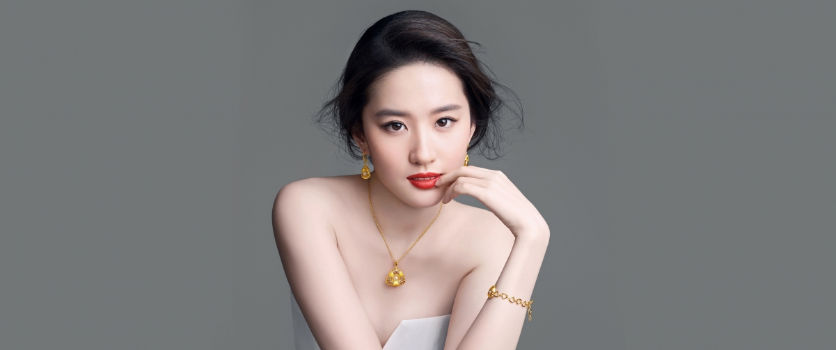 刘亦菲精美带鱼屏壁纸，高清4K明星图片，3440x1440分辨率，一键下载