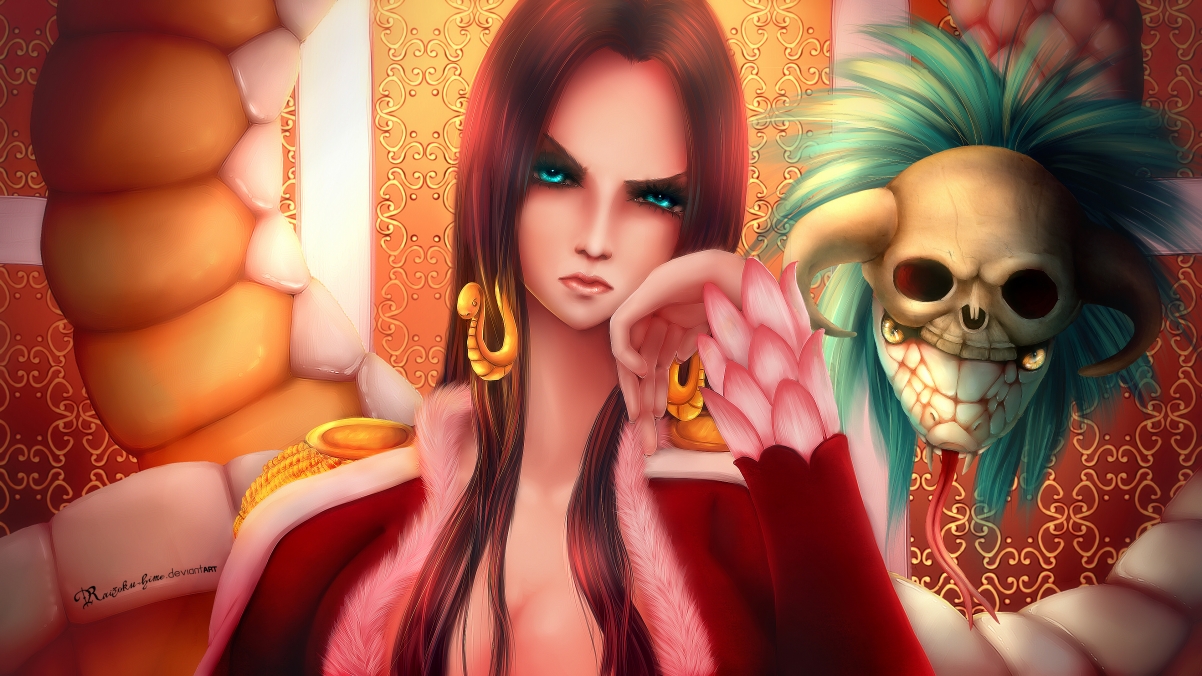 海贼王女帝绝美4K壁纸，高清动漫图片，3840x2160分辨率，一键下载！
