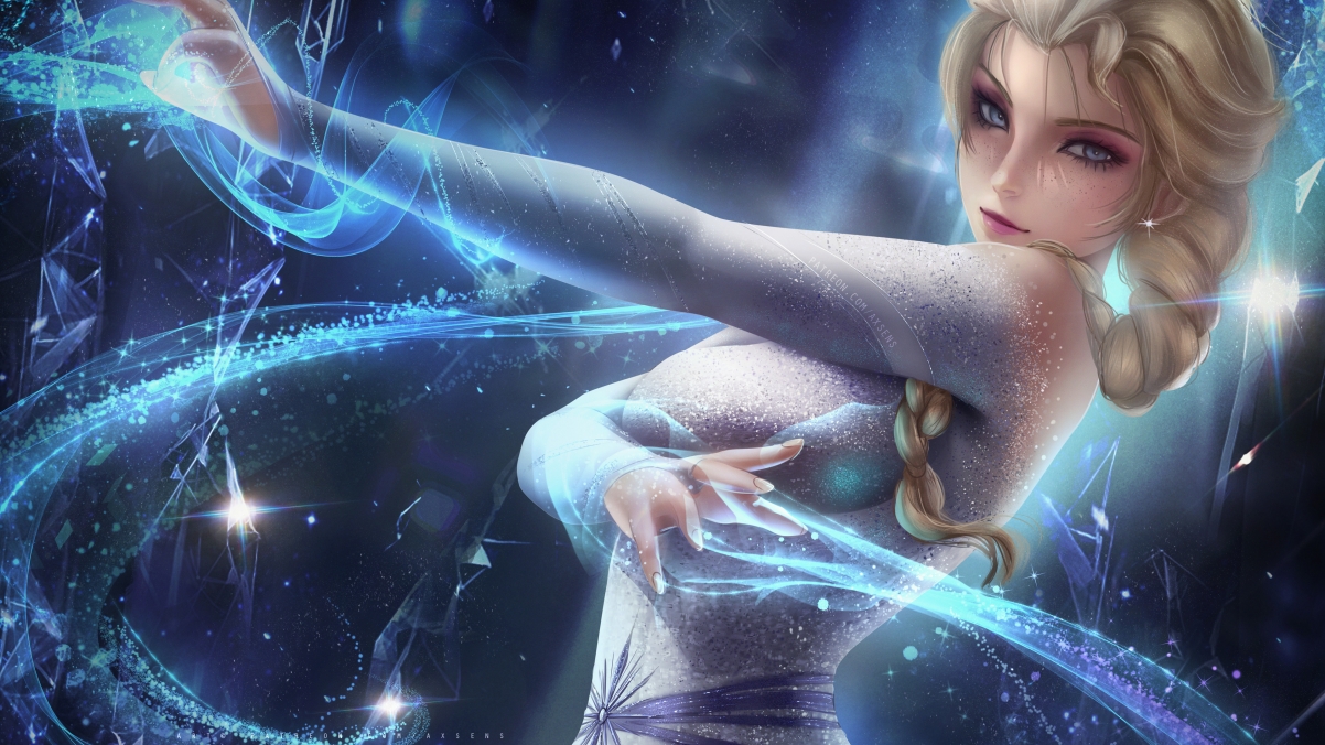冰雪奇缘女王绝美4K壁纸，高清3840x2160影视图片，一键下载！