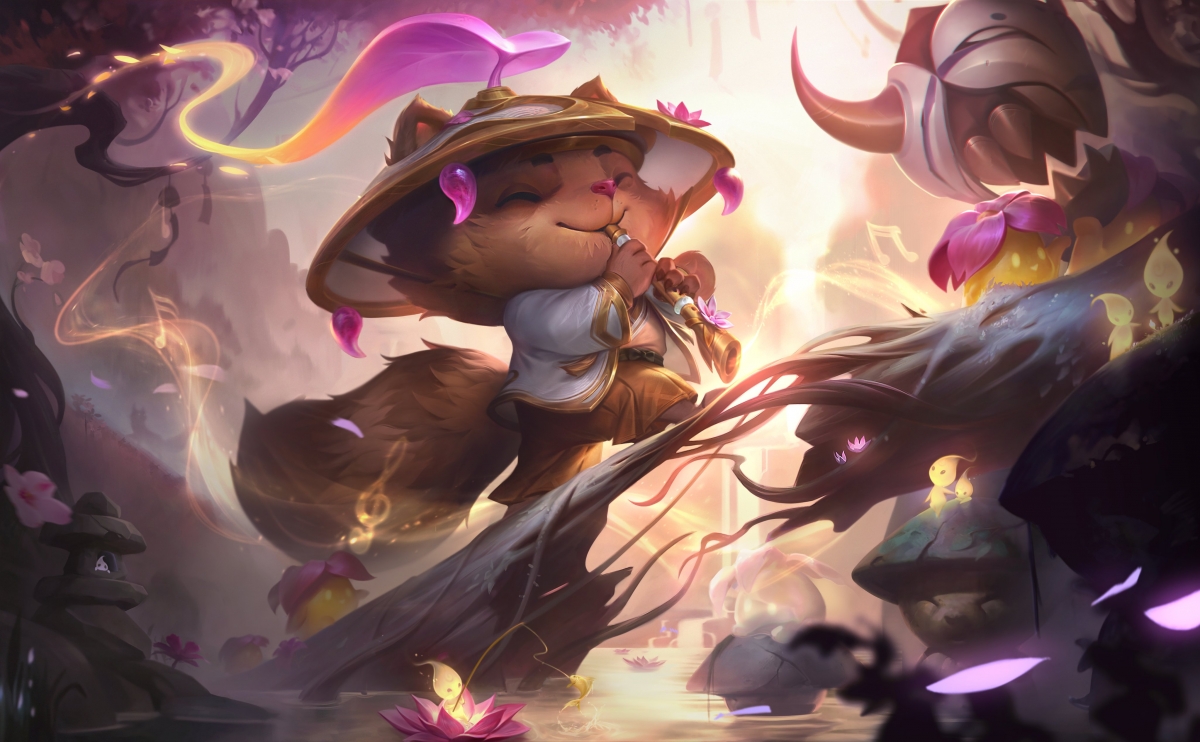 英雄联盟LOL，迅捷斥候提莫灵魂莲花至臻版，4K高清壁纸，精美画质，4096x2531大图下载