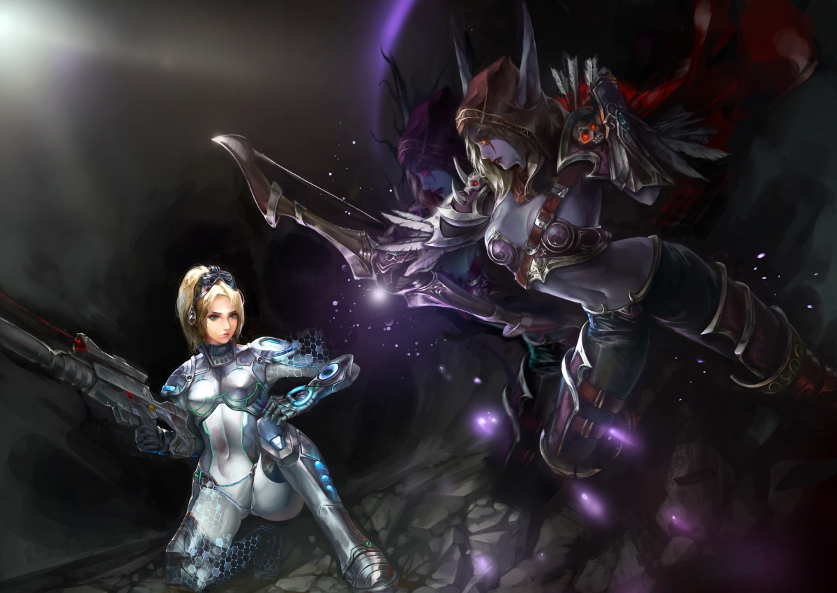 星际魔兽，希尔瓦娜斯绝美4K壁纸，高清4000x2836，一键下载