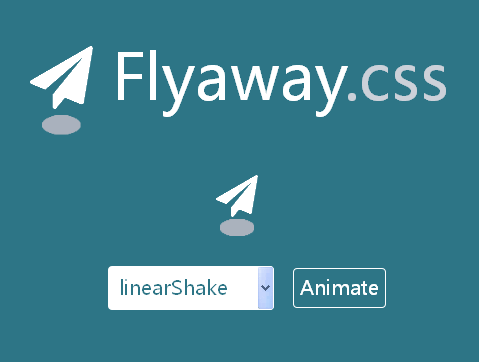 css3 flyaway.css制作飞机飞行动画特效