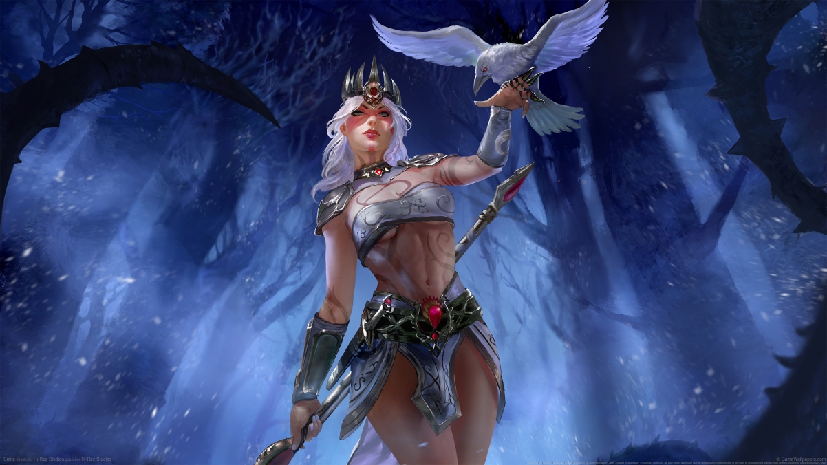 《神之浩劫Smite》女神专属4K壁纸，超清3840x2160分辨率，免费下载！