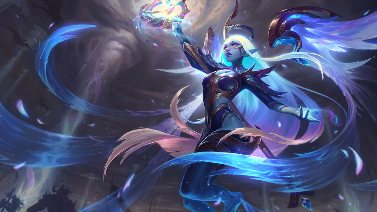 LOL英雄联盟，索拉卡黎明使者原画壁纸，超高清4K分辨率（3840x2160）免费下载