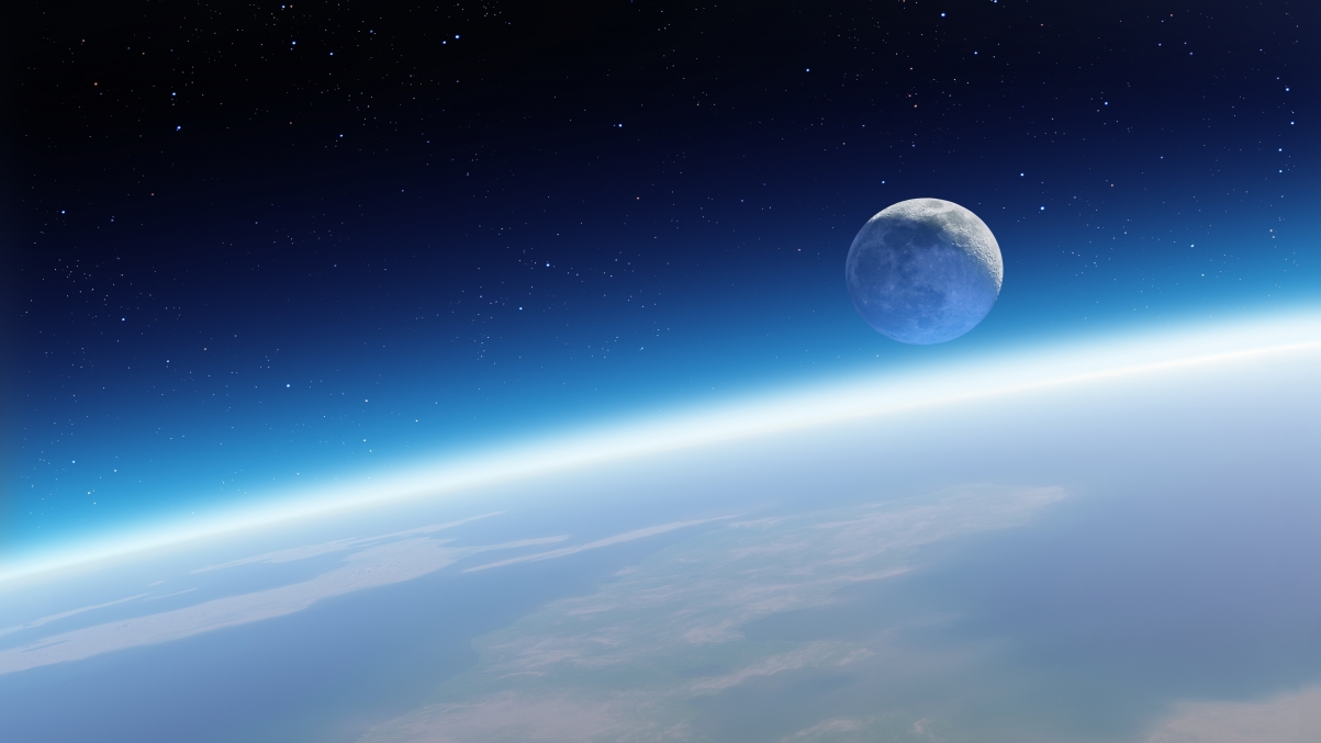 星空宇宙美景，苹果Mac Sierra 5K超清壁纸，高清风景4K图片下载（5120x2880）