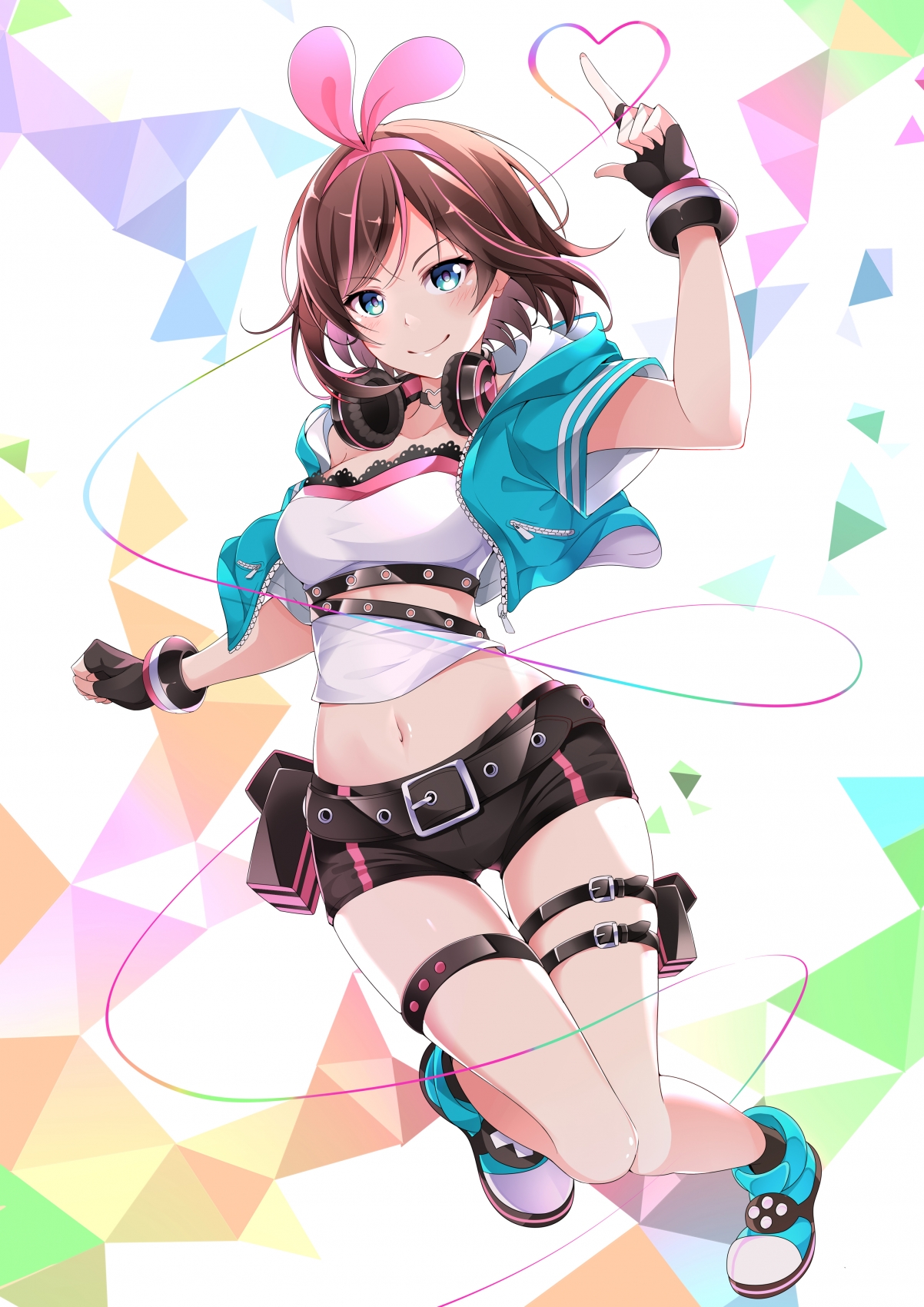 Kizuna AI绊爱专属壁纸，4K超清2828x4000手机壁纸，一键下载