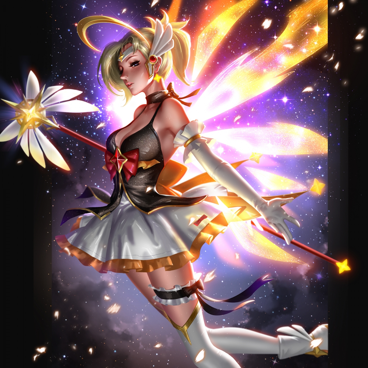 守望先锋Overwatch精选，Mercy 4K超高清壁纸，4000x4000分辨率，一键下载