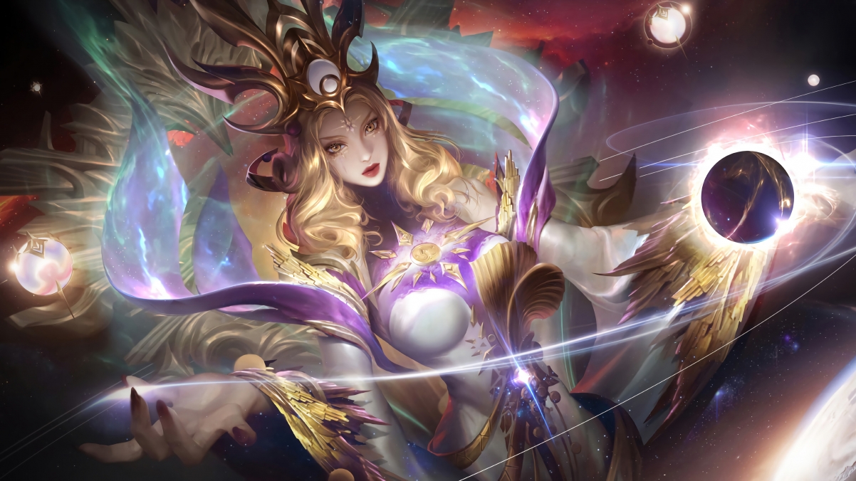 王者荣耀，武则天倪克斯神谕绝美4K壁纸，3840x2160超清画质，一键下载！