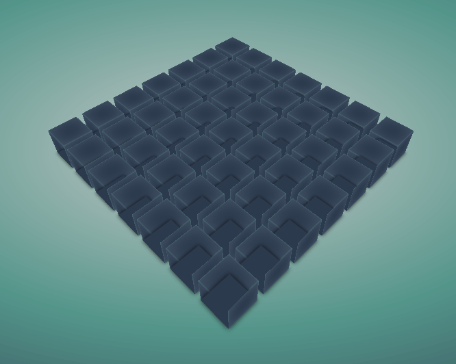 HTML5动感的3D立方体动画排列效果代码(firefox打开)