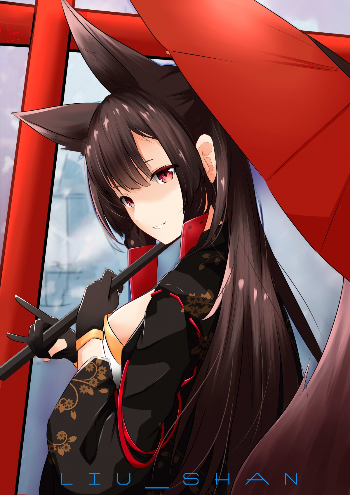 《舰队Collection》赤城绝美4K动漫壁纸，超清4092x5787像素，一键下载！