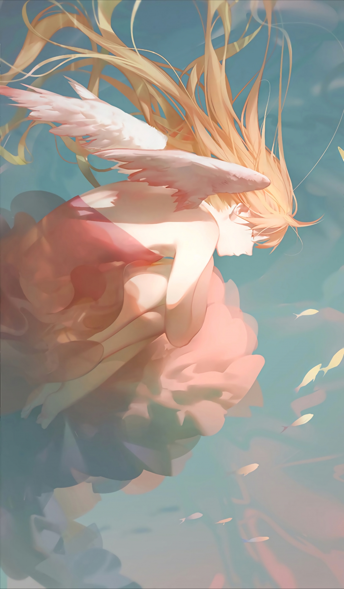 天使鱼壁纸精选，绝美4K/8K竖屏手机壁纸，超清4492x7680分辨率，一键下载
