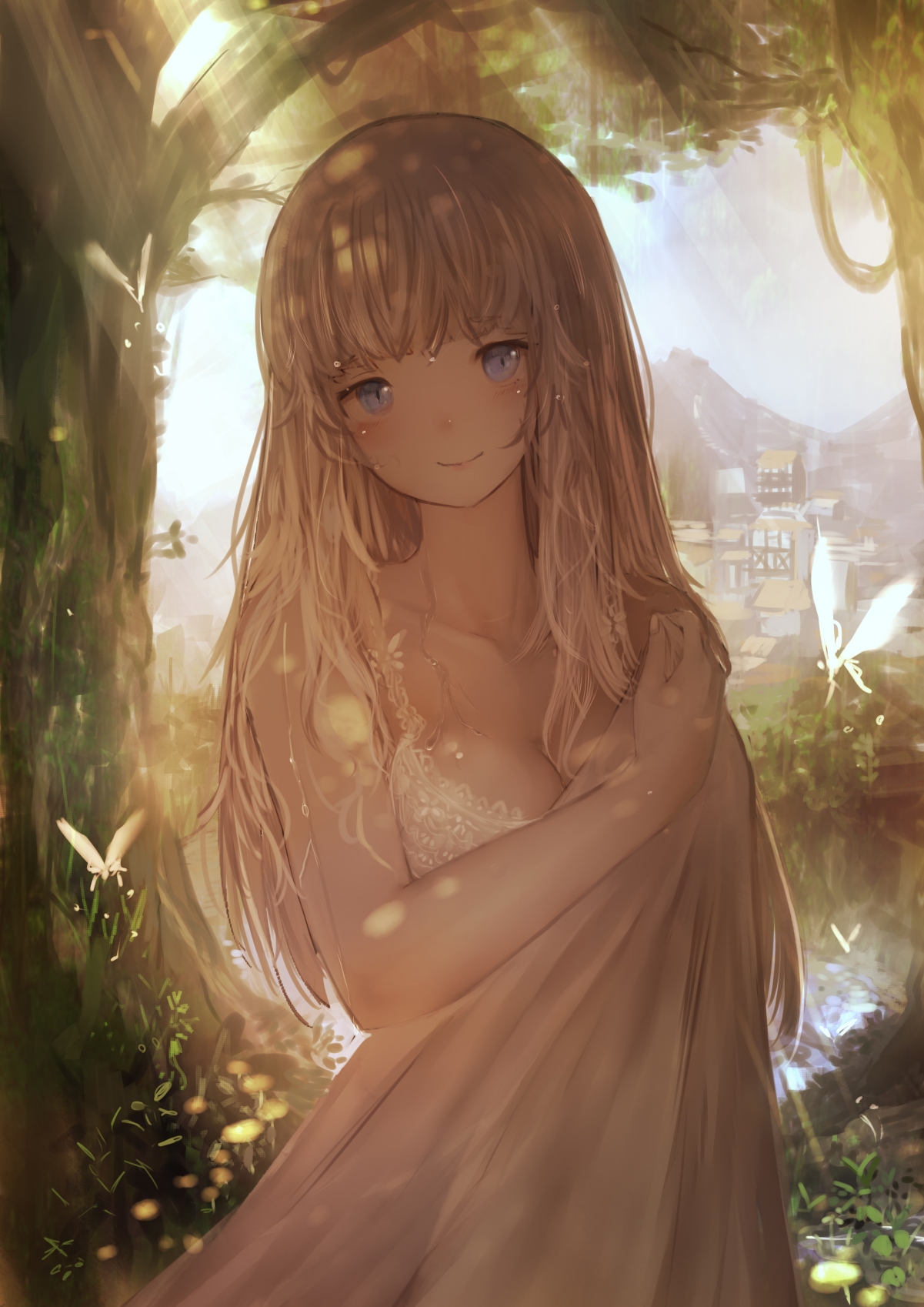 童话公主女孩裙装，绝美竖屏4K高清手机壁纸，2893x4092超高清下载