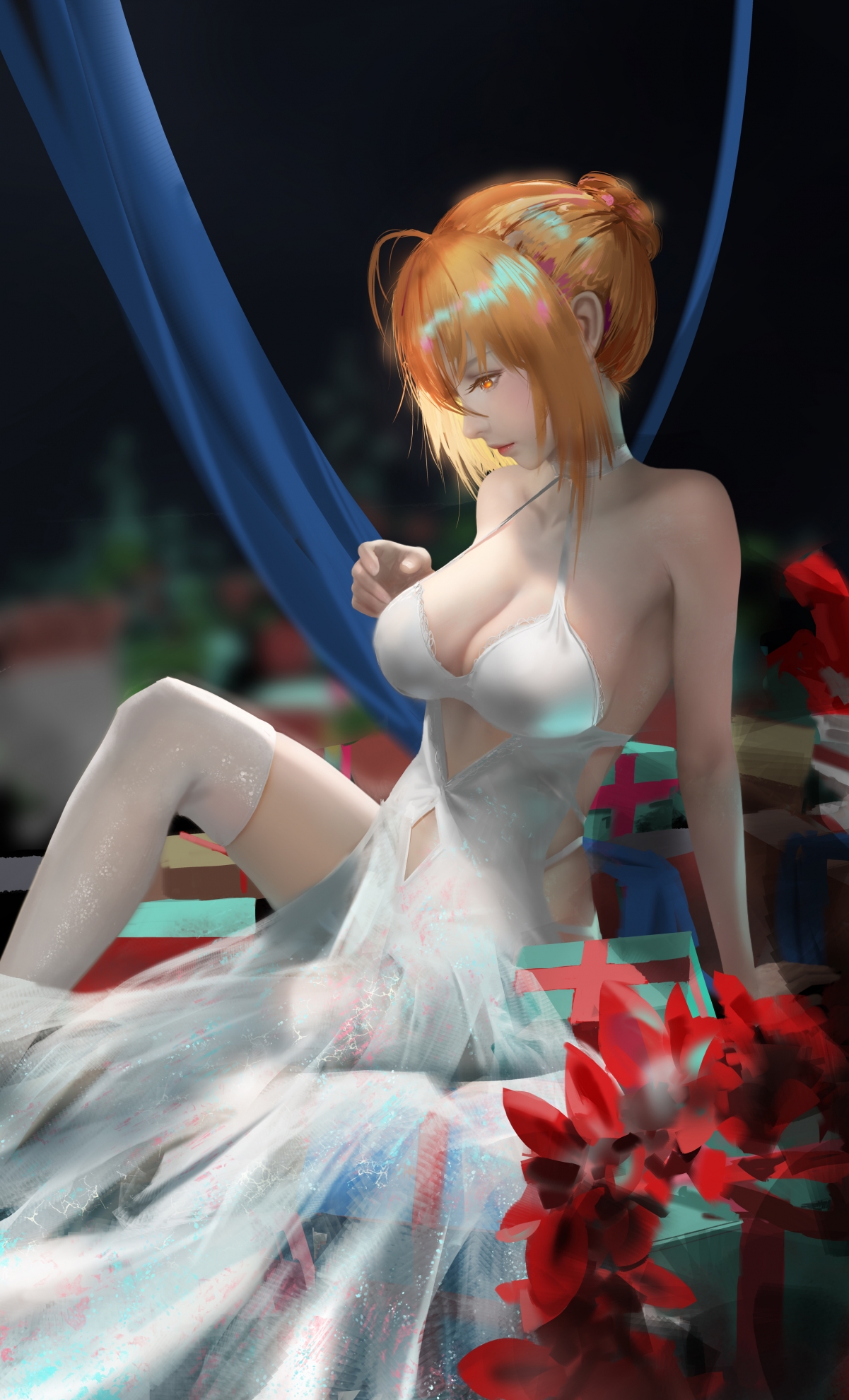 亚瑟王Saber高清竖屏4K动漫壁纸，2328x3840分辨率，一键下载！