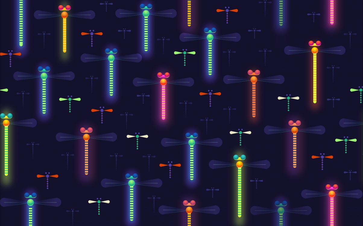 高清5760x3600壁纸下载，蜻蜓矢量背景与4K精选图片
