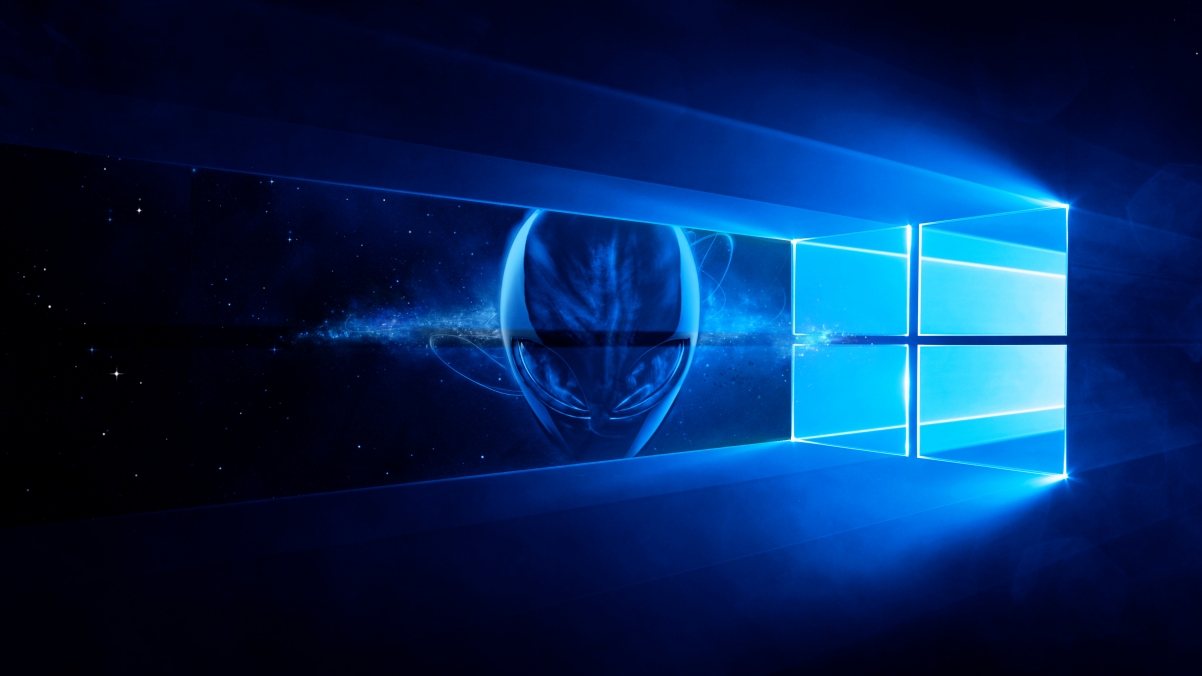 外星人Alienware专属，Windows 10 4K超清壁纸，3840x2160分辨率免费下载