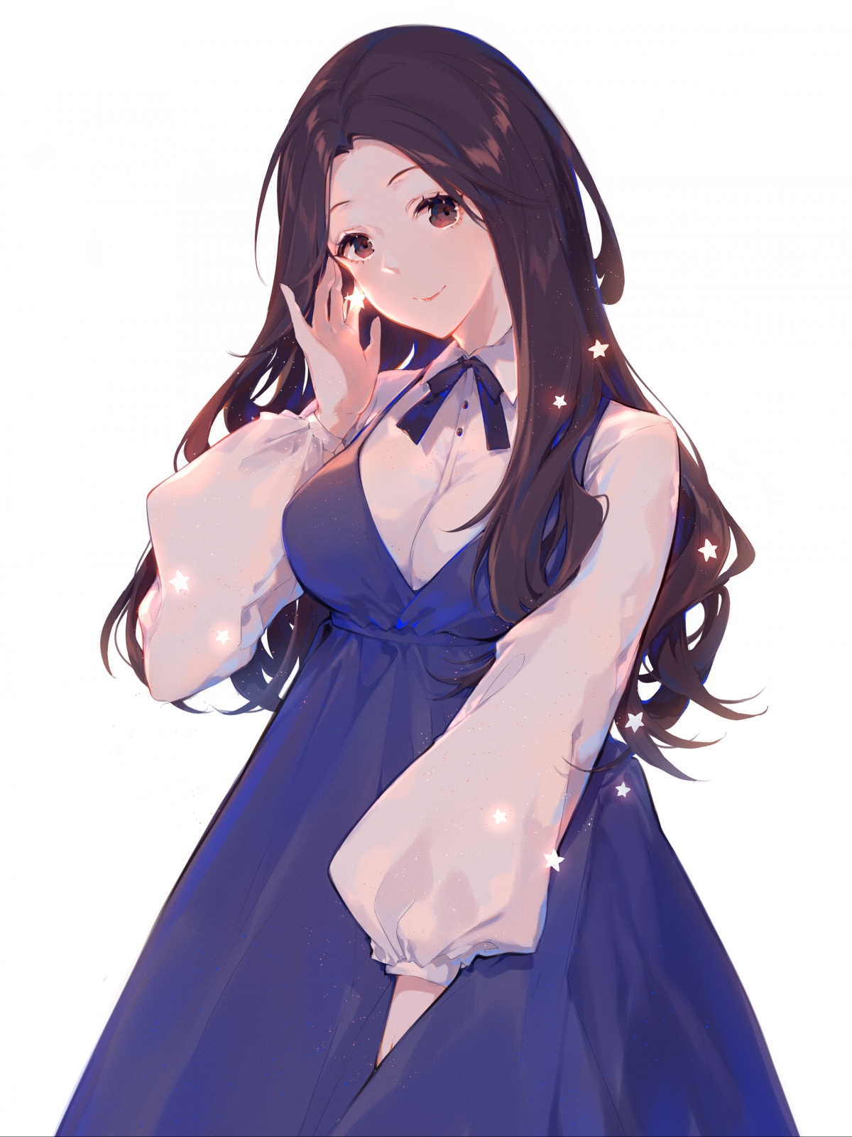 星夜梦幻少女主题，超高清4K手机壁纸，2480x3307精选美图，一键下载！