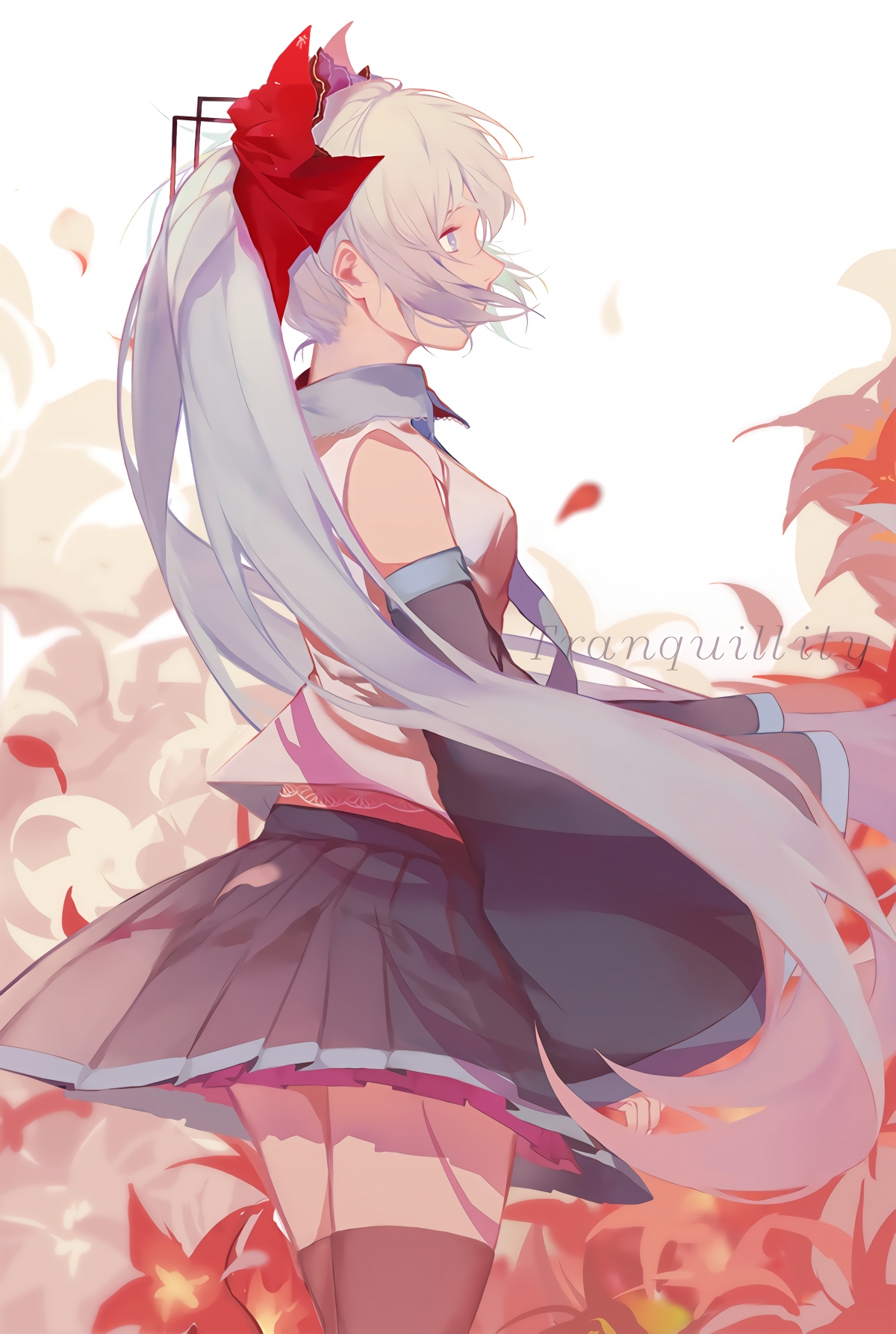 初音未来公主殿下4K超高清手机壁纸，3016x4488分辨率，绝美美少女图片下载