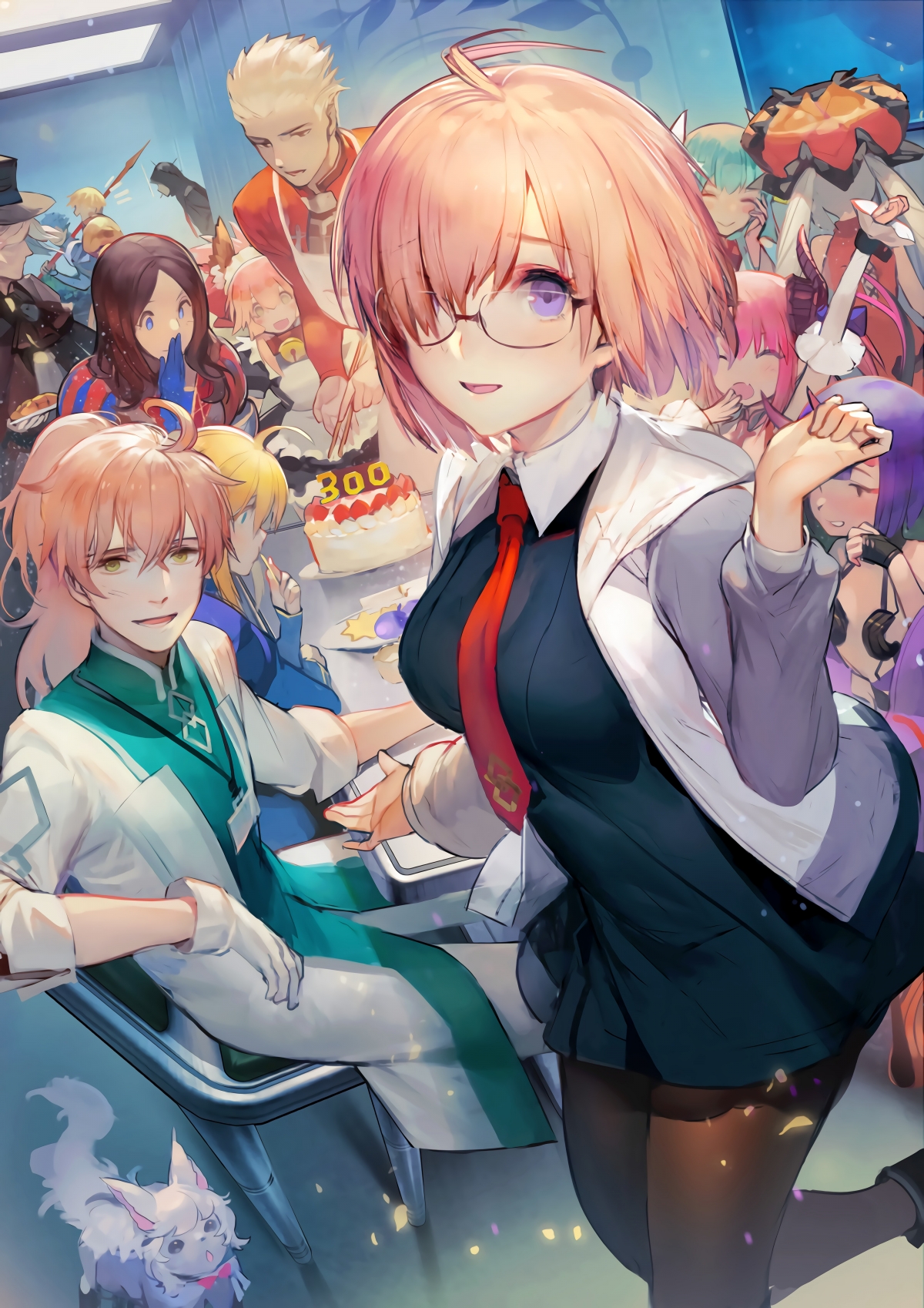Fate大家族，学妹玛修绝美竖屏壁纸，4K高清大图，4000x5660超清下载