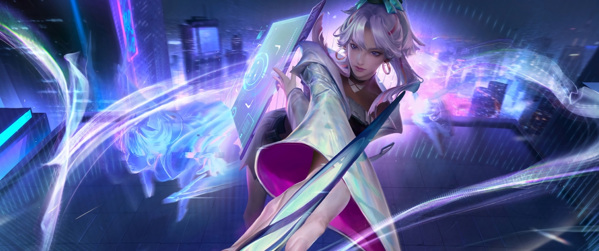 王者荣耀，上官婉儿天狼绘梦者专属4K壁纸，超清带鱼屏3440x1440，免费下载！
