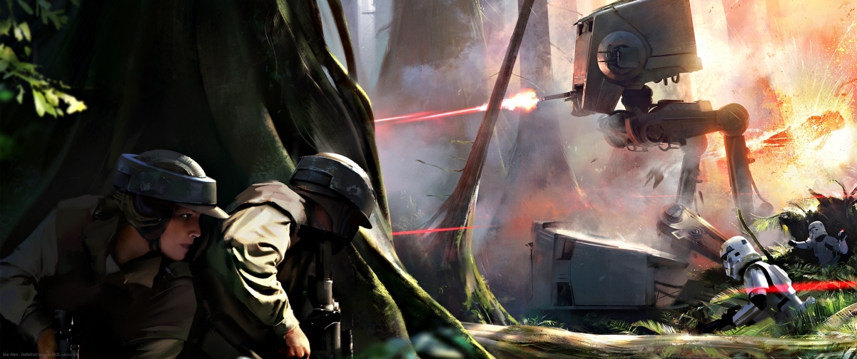 星球大战Star Wars - 3440x1440超清壁纸，Battlefront游戏主题，一键下载4K高清图