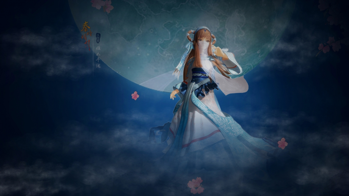秦时明月月儿绝美4K壁纸，高清动漫图片下载，分辨率3840x2160