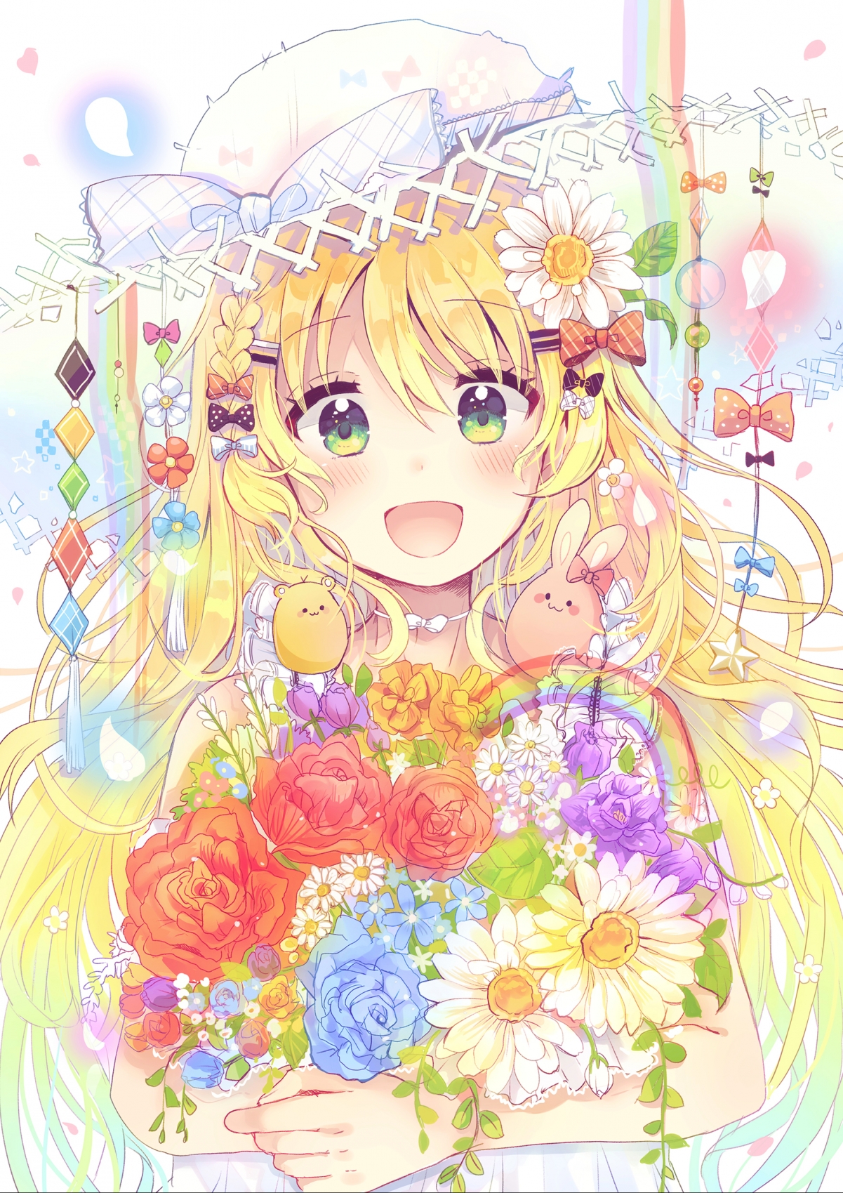 女生专属，超萌鲜花4K手机壁纸，高清1754x2480，一键下载！