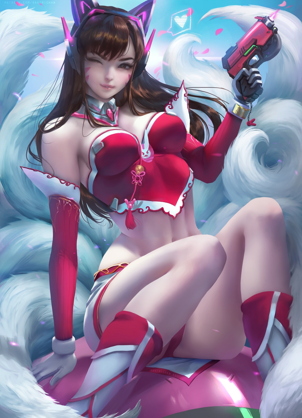 守望先锋D.Va风暴英雄4K高清手机壁纸，2167x3000分辨率，精美下载