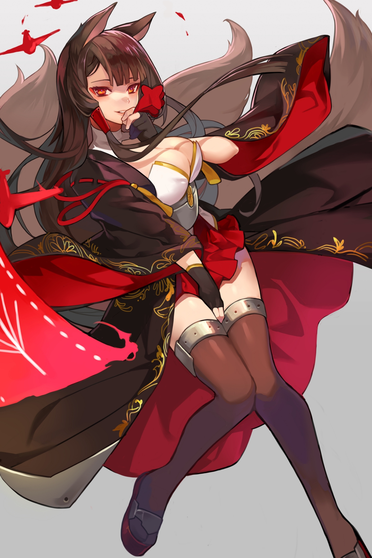 赤城二次元动漫美女竖屏4K手机壁纸，高清3000x4500，免费下载