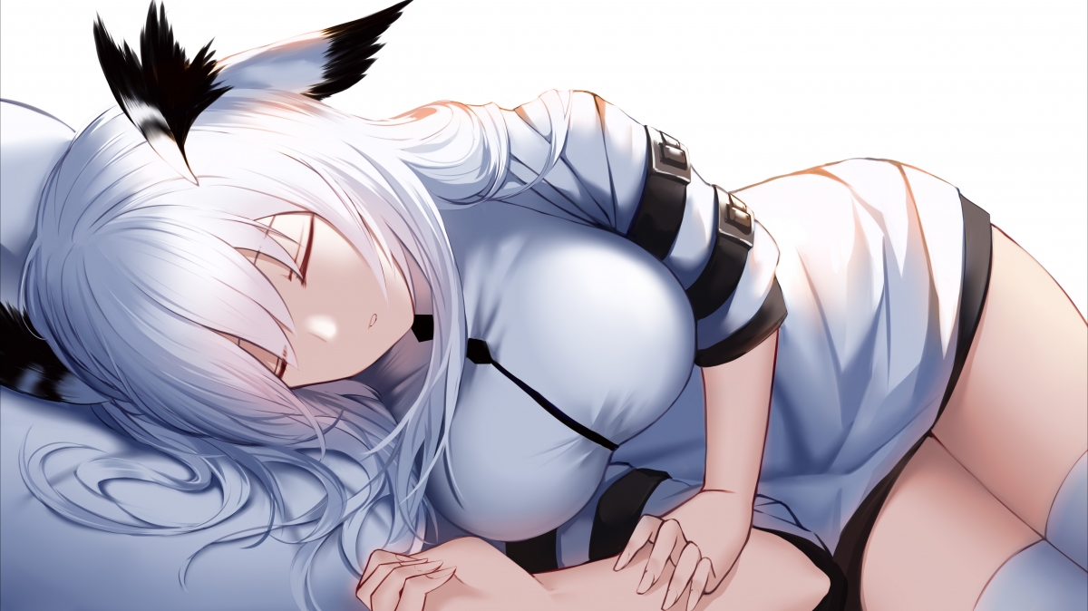 女孩子甜美睡颜，明日方舟Arknights 5K超清动漫壁纸，高清4K图片，5150x2894尺寸，一键下载
