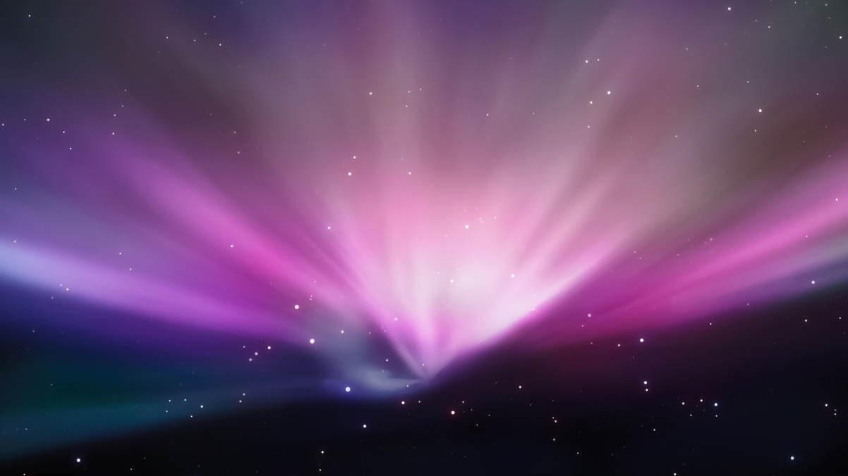 iMac梦幻星空4K超高清壁纸，3840x2160分辨率，免费下载